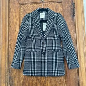 NWT A&F Wool-Blend Blazer Coat XXSP